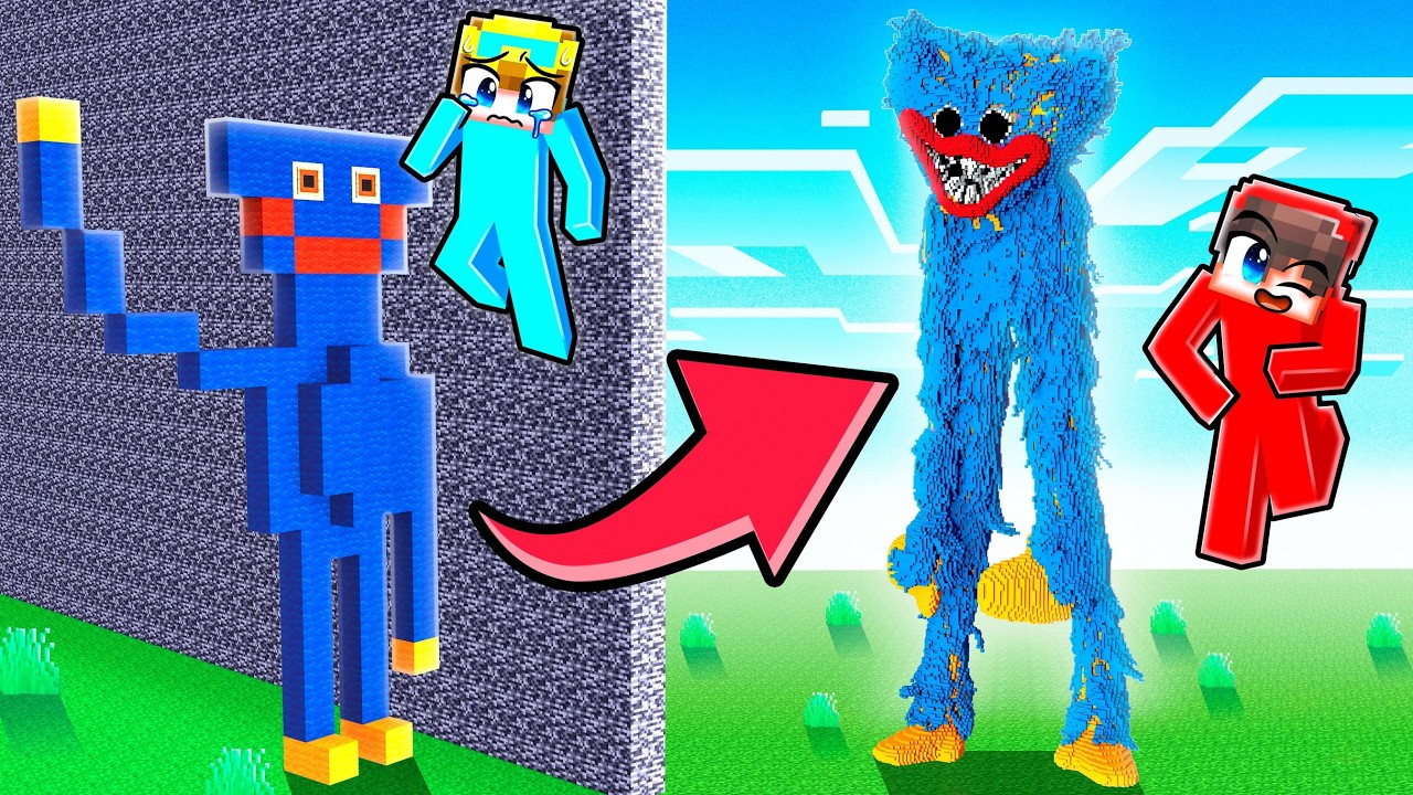 10 секунд против 1 часа: испытание по строительству от Poppy Playtime!