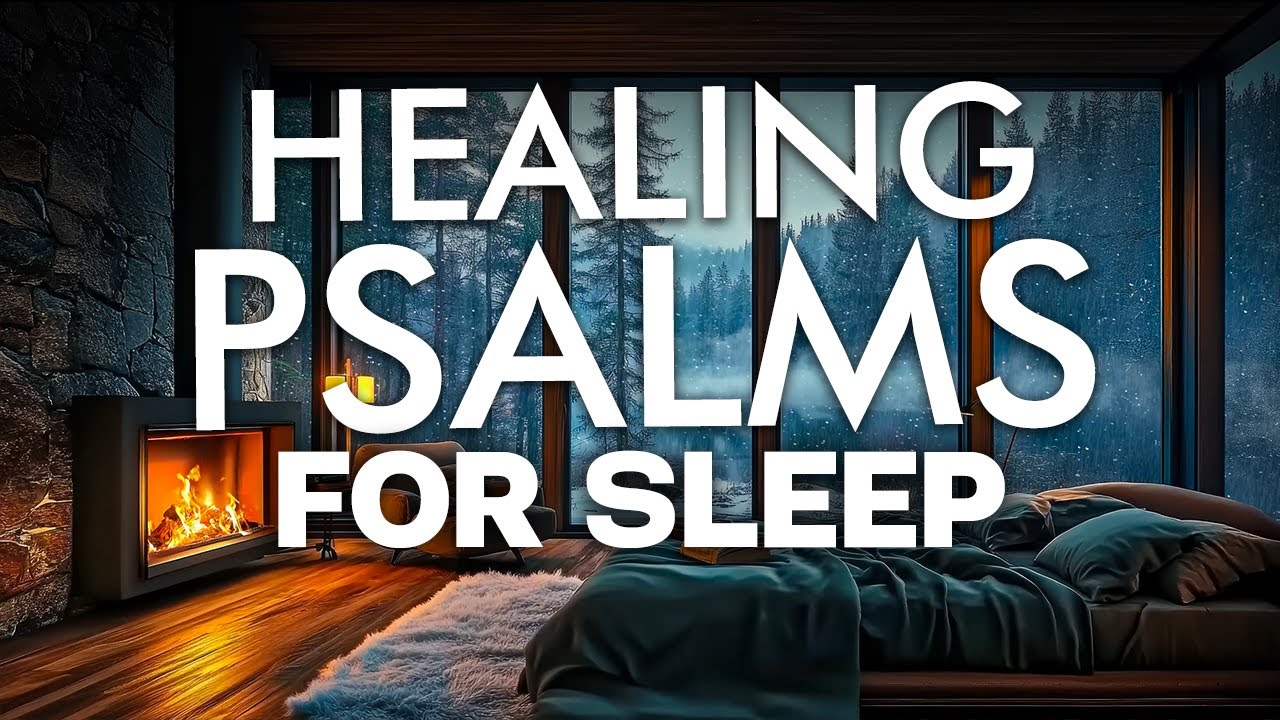 Healing Psalms for Sleep With Calming Rain Sounds 10 Hours. Fall Asleep and Rest in God's Protection