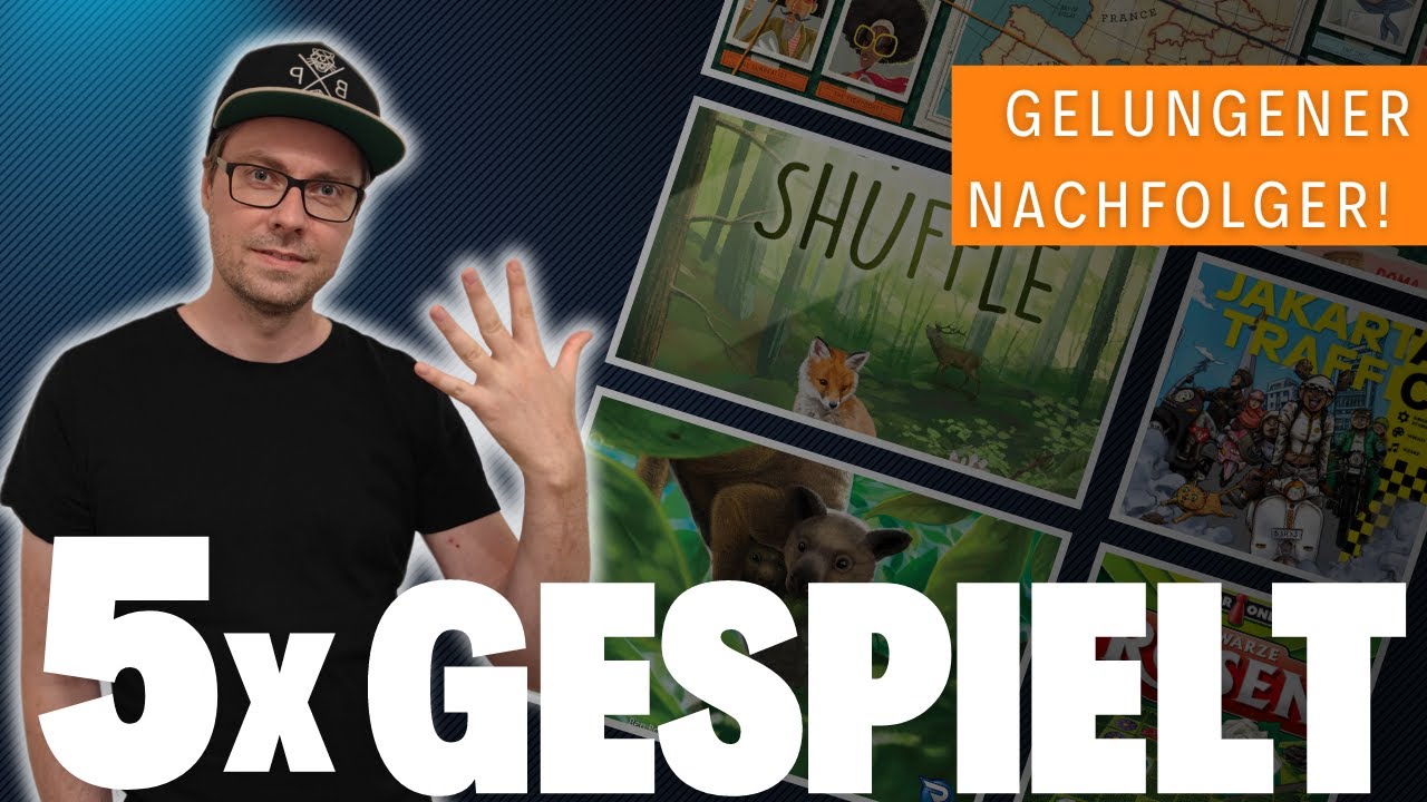 Gespielt 94 - Erfahrungsbericht zu 5 gespielten Spielen -  Ich kam, sah und Brettspiel(t)e