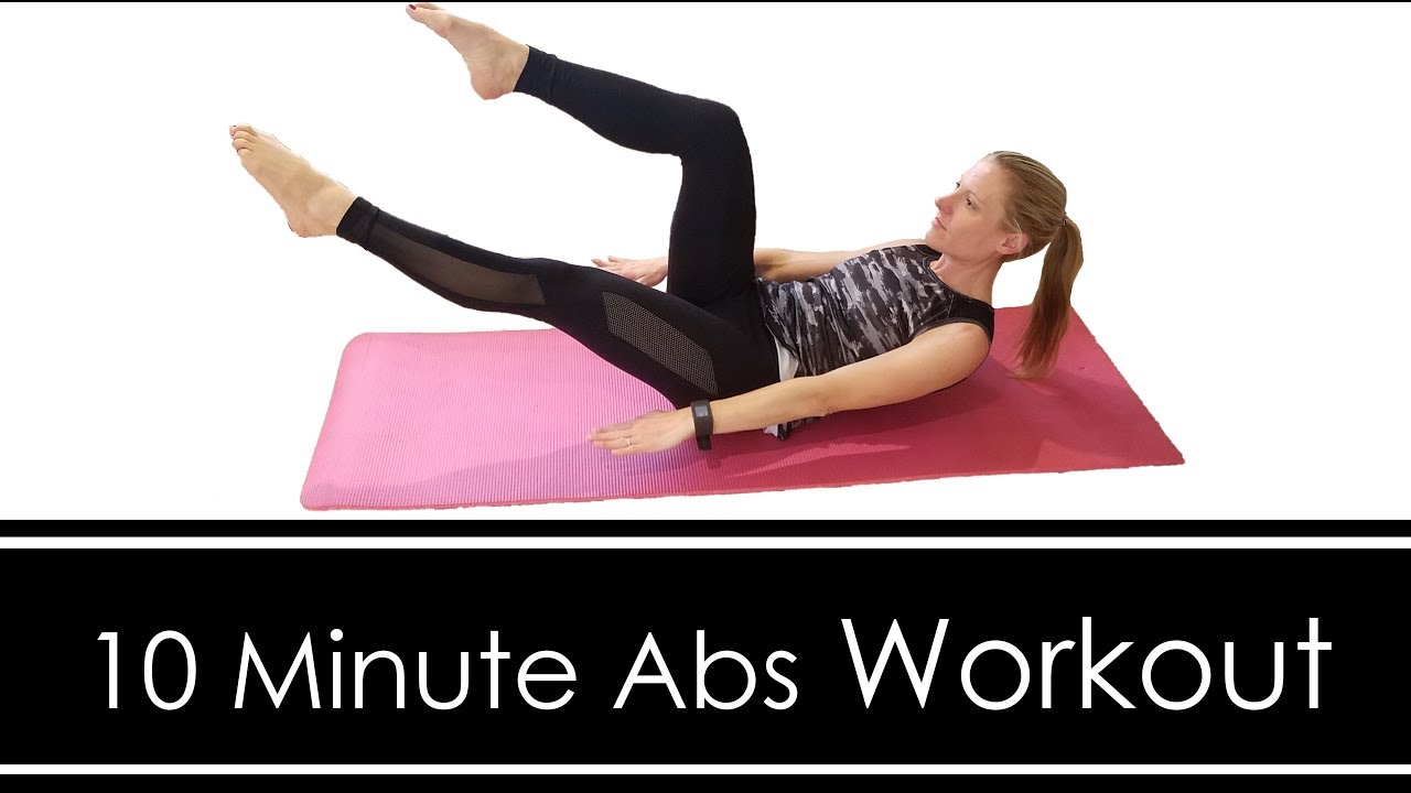 10 MINUTE ABS WORKOUT: At Home Ab Workout with NO Equipment