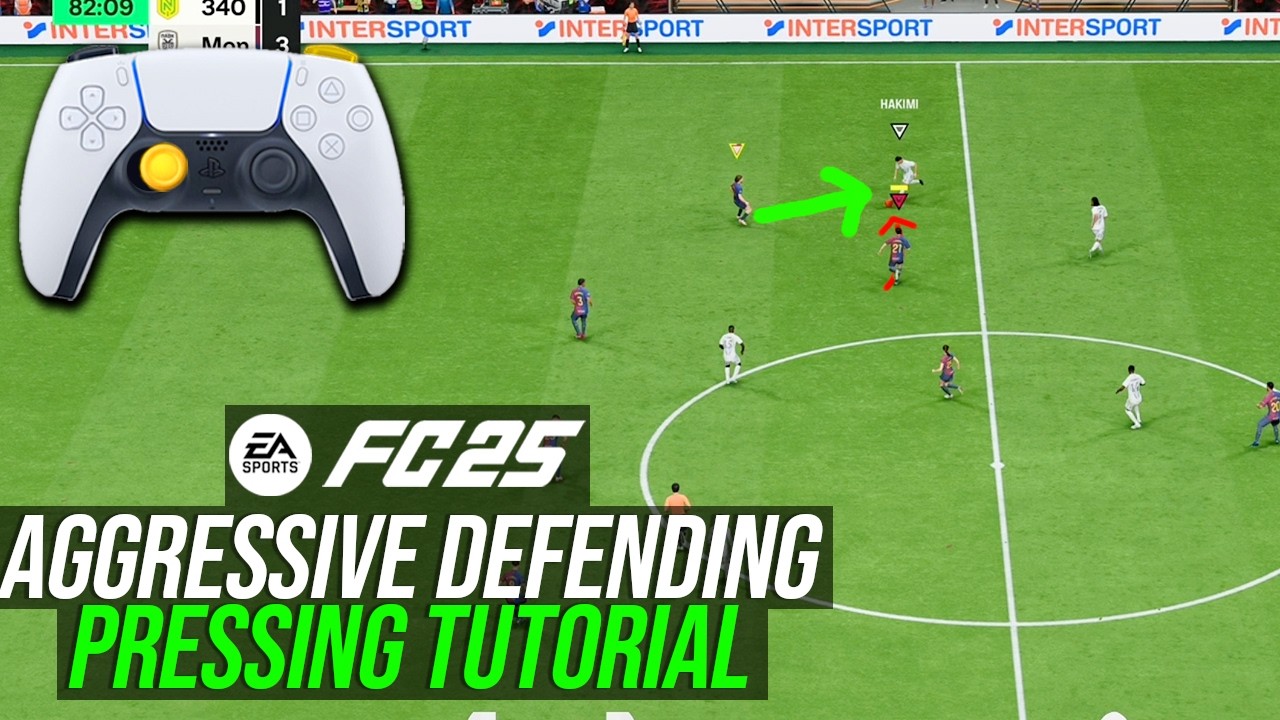FC 25 - Defending Tutorial & Pressing Tutorial With Teammate Contain