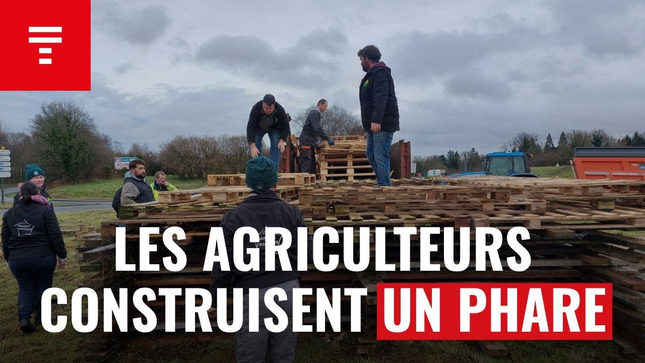 Près de Guingamp, les agriculteurs en colère contre l'accord UE-Mercosur veulent ériger un phare