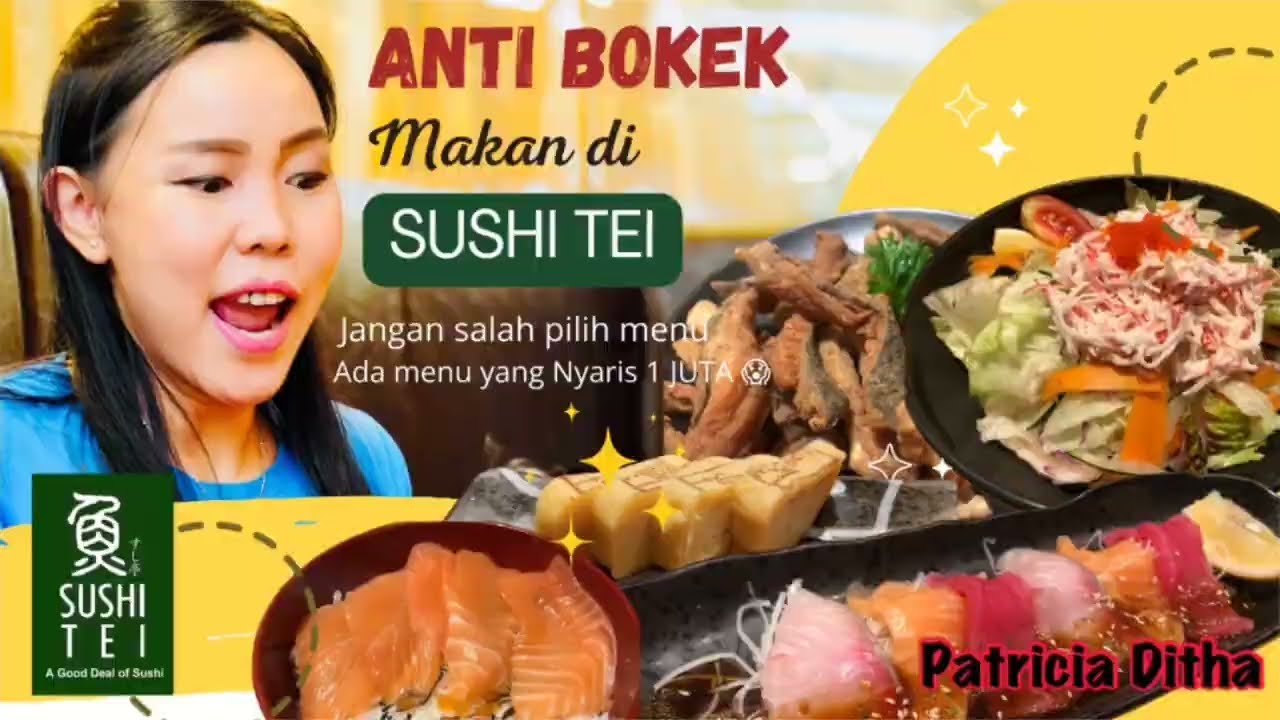 Tips Memilih Menu di Sushi Tei sesuai budget, 50 ribuan juga bisa makan minum disini
