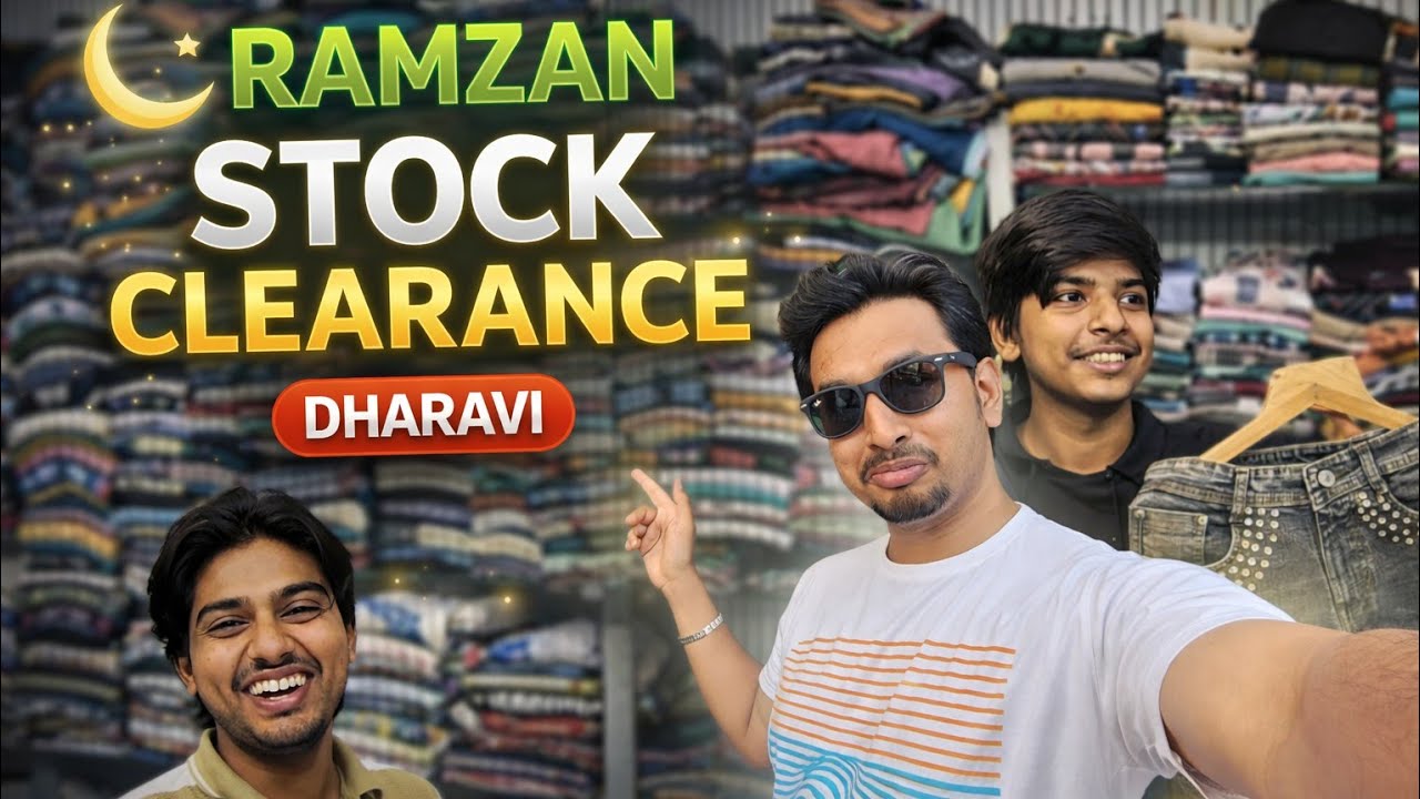 RAMZAN Se Pehle PREMIUM Stock Clearance 😱 Dharavi Menswear Store! 