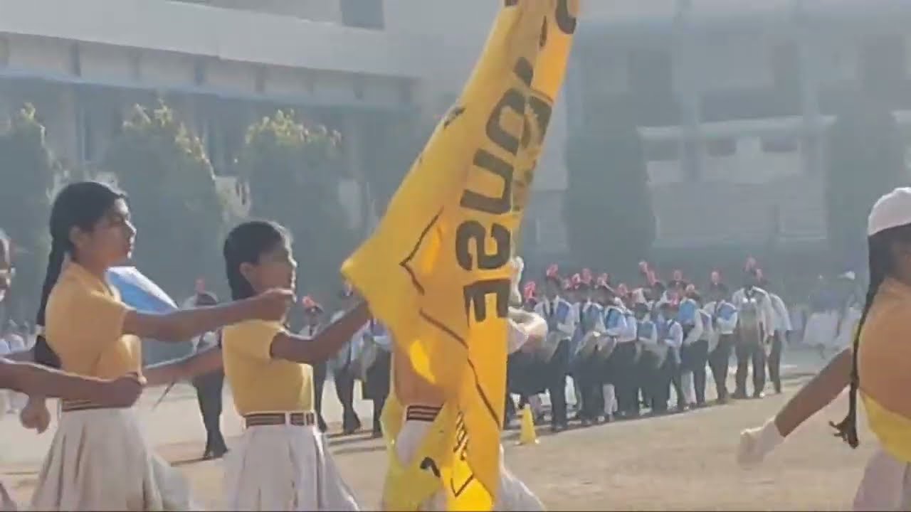republic day celebration in st xaviers school purulia #childrens parade video #band group parade