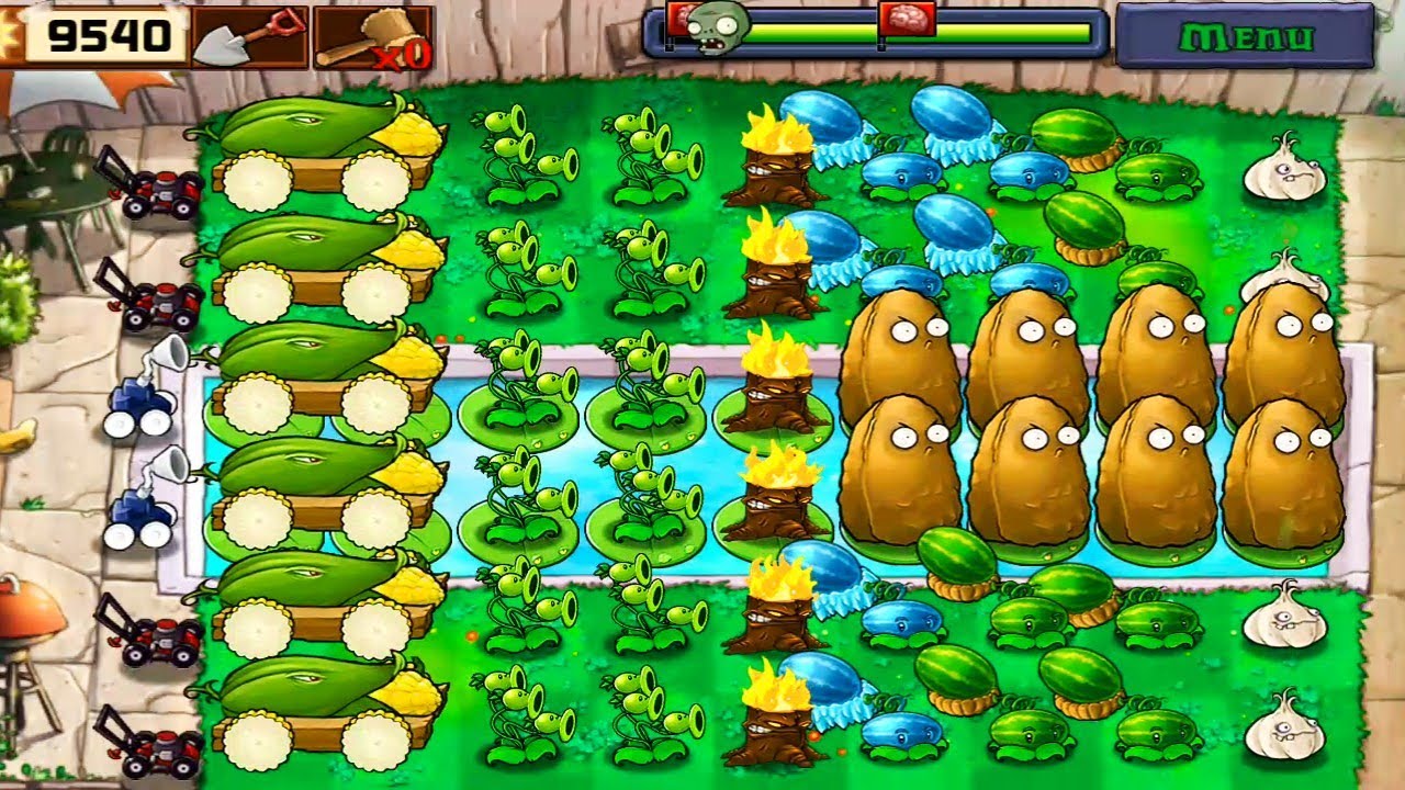 Plants vs Zombies Survival Endless Battle Gameplay #2