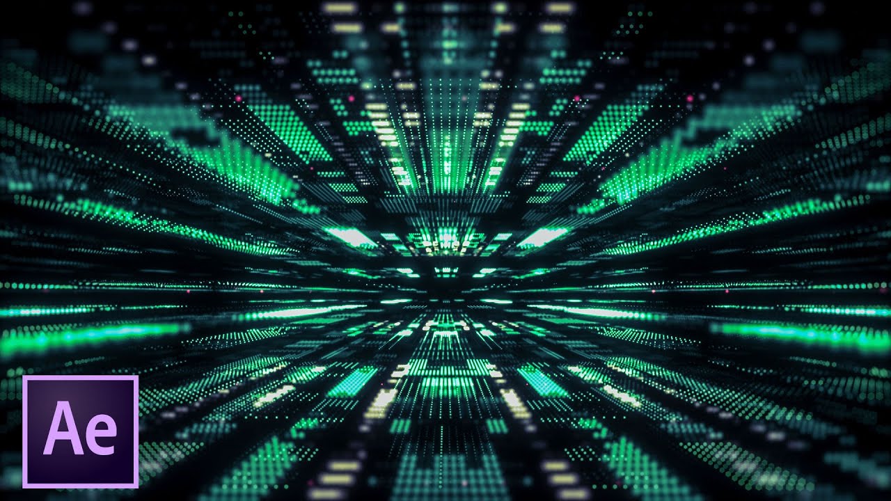 Sci-fi space created by Trapcode Form (After Effects Tutorial)
