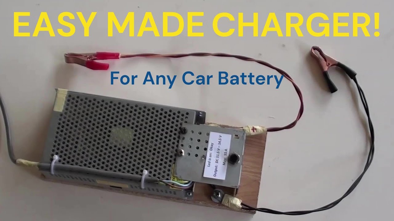 How To Modify 12V SMPS Power Supply To 14.5V For Charging Car's Battery?