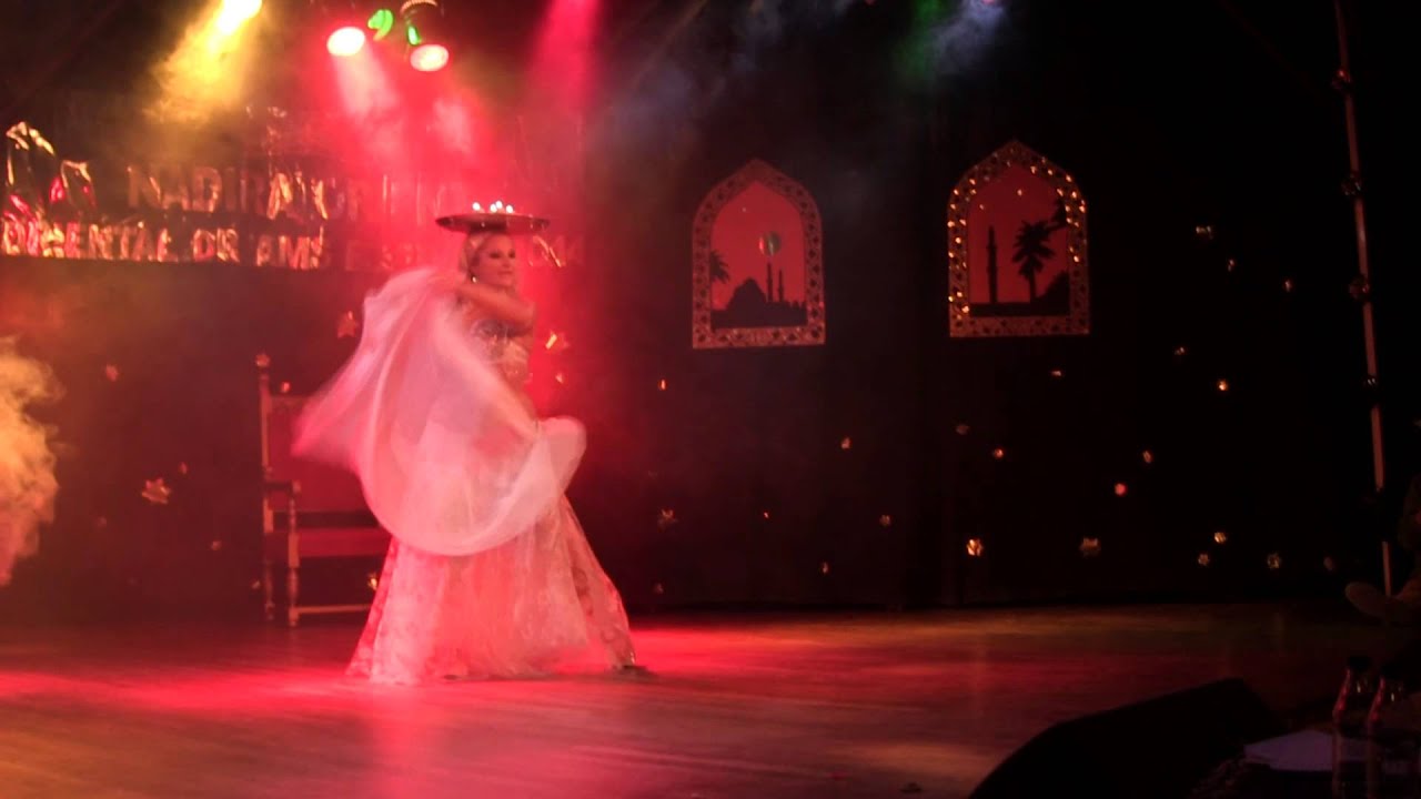 Nadira with candlestick and veil -Gala of the Stars by Oriental Dreams Festival 2014