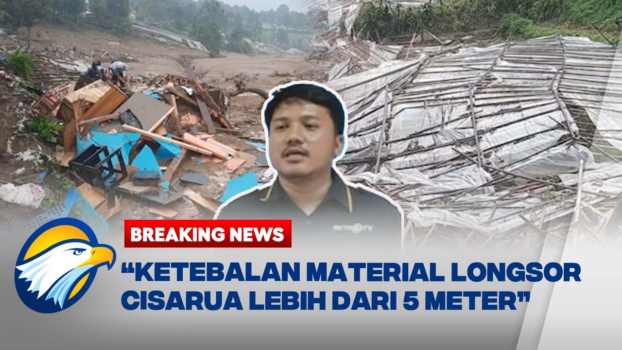 BREAKING NEWS - Situasi Terkini Sulitnya Proses Evakuasi Longsor Cisarua