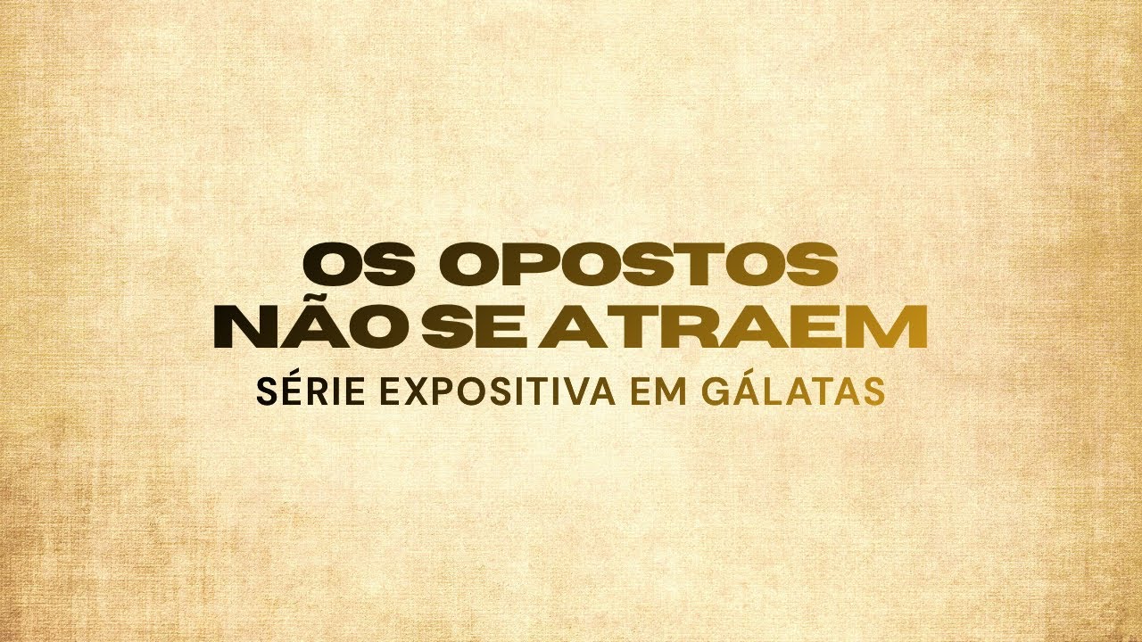 Gálatas 5:1-15 I Pr Ricardo Simon