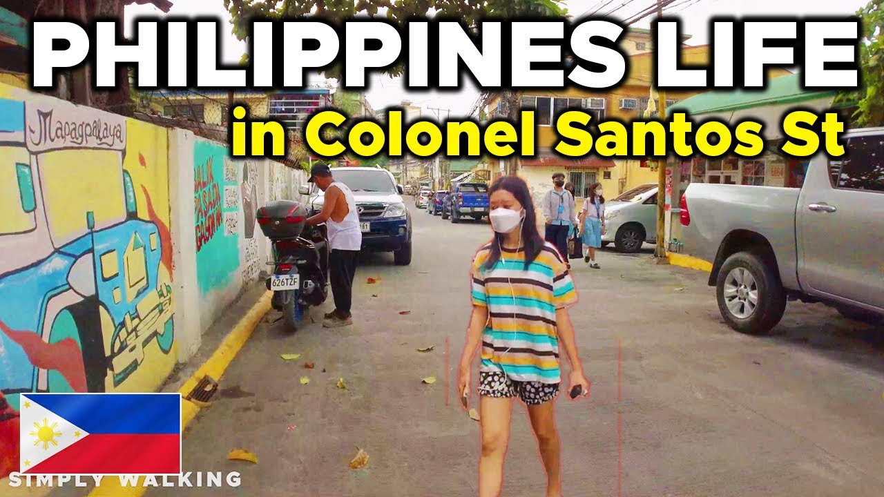 I took a walk in Colonel Santos St.. | South Cembo Makati Philippines 🇵🇭 [4K]