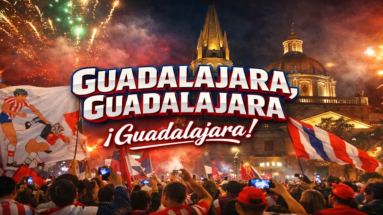GDL Y TODO MEXICO ES DE CHIVAS / banderazo en el centro histórico de Guadalajara