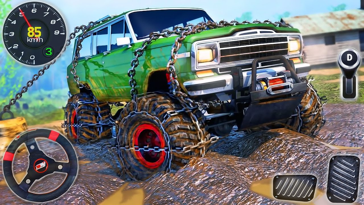 Spintrials Mudfest Car Driving Simulator - 4х4 Offroad Monster Truck Racing - Android GamePlay #3