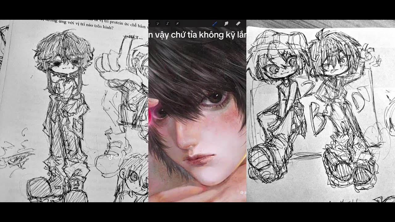 TỔNG HỢP CÁC VIDEO CỦA CÁC ARTIST #art #drawing #artists #tiktok #draw #artist #fanart #sketch