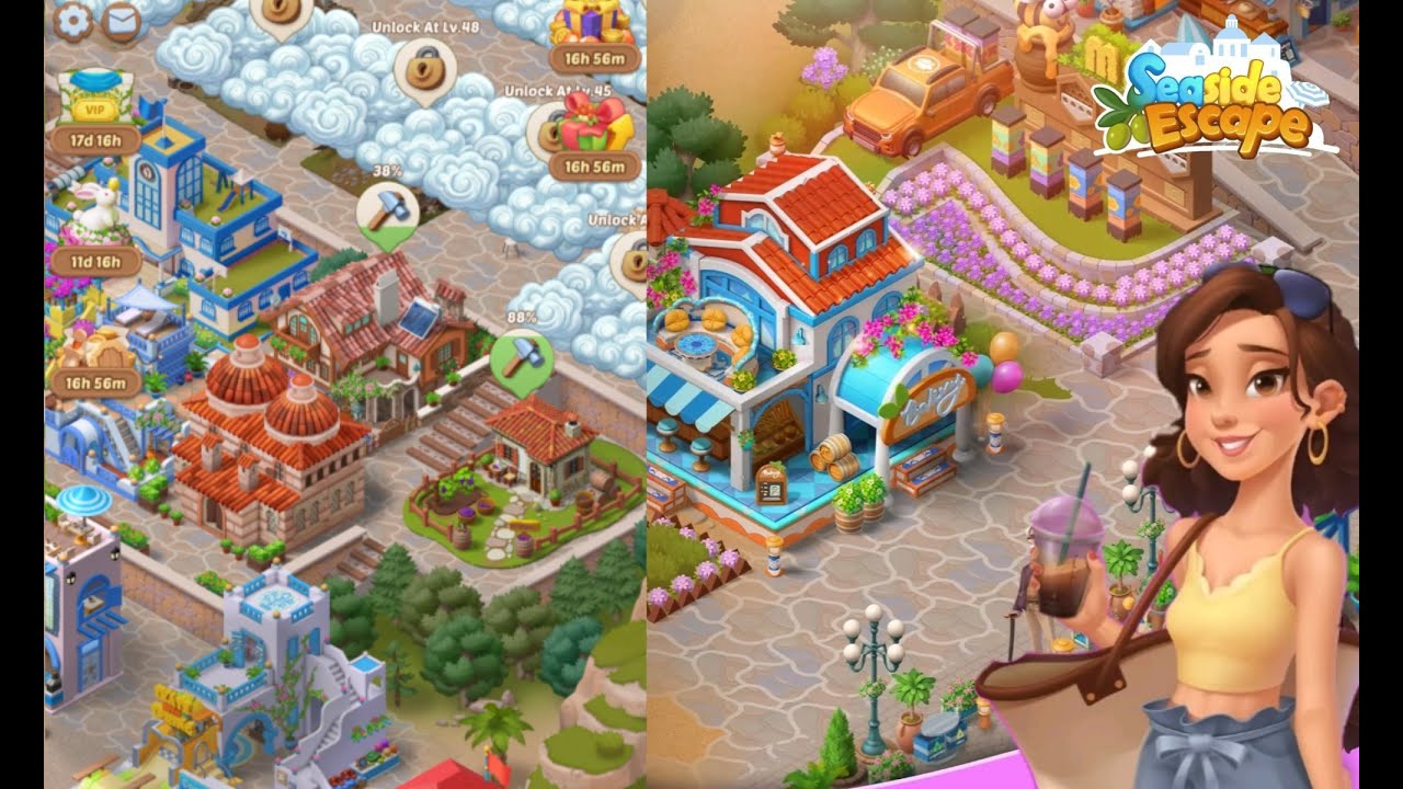 Seaside Escape |  Level 39-40 Part 35  🏖🏝