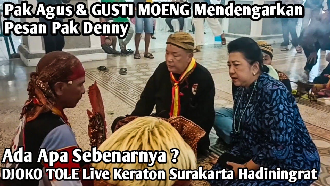 Angker ❗Ada Sebuah Pesan Pembarong Djoko Tole Kepada Gusti Moeng dan titisan Keraton Surakarta
