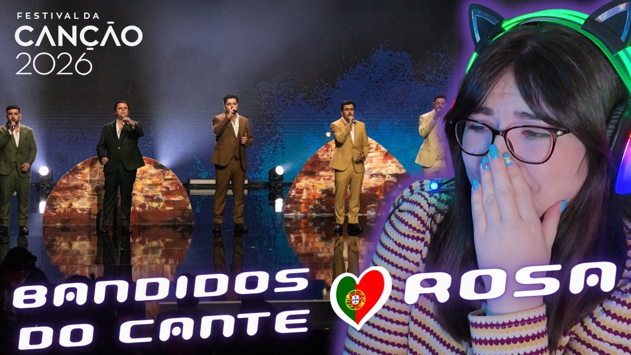 ME ENCANTAN! Bandidos do Cante - Rosa | Portugal 🇵🇹 Eurovision 2026 | SPANISH FAN REACTION