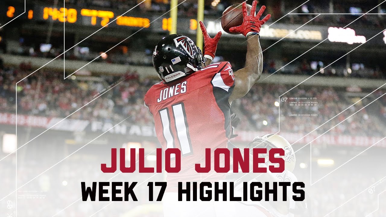 Julio Jones 7 Catches for 96 Yards & 1 TD! | Saints vs. Falcons | NFL Week 17 Player Highlights
