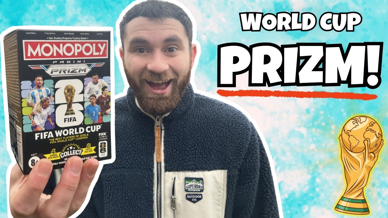 Распаковка двух коробок Panini Prizm World Cup Monopoly FIFA Blaster Boxes 2026 | Распаковка и обзор