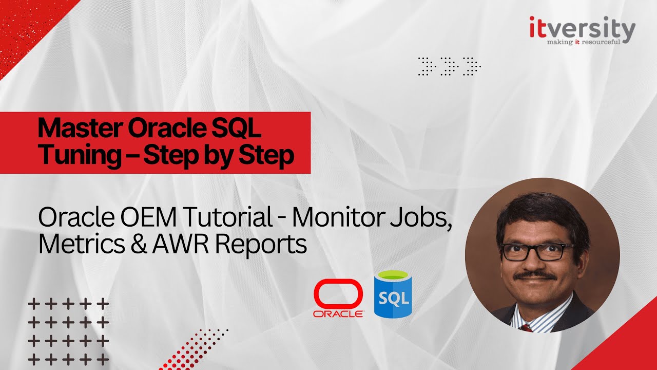 Track Jobs & Analyze Statistics in Enterprise Manager | Oracle Performance Tuning