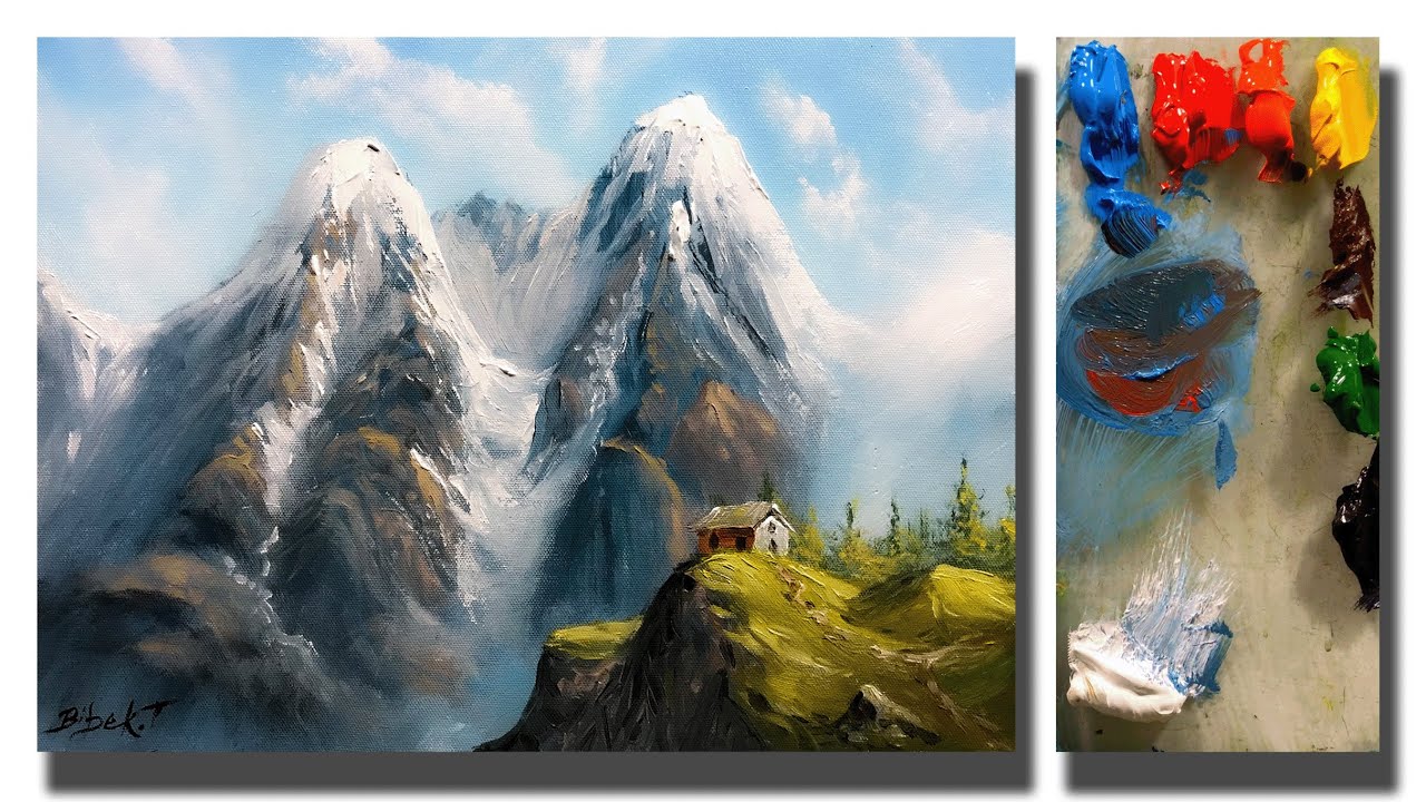 Acrylic Landscape Painting In Time-lapse | Easy Landscape Painting | How to Paint Scenery Landscape