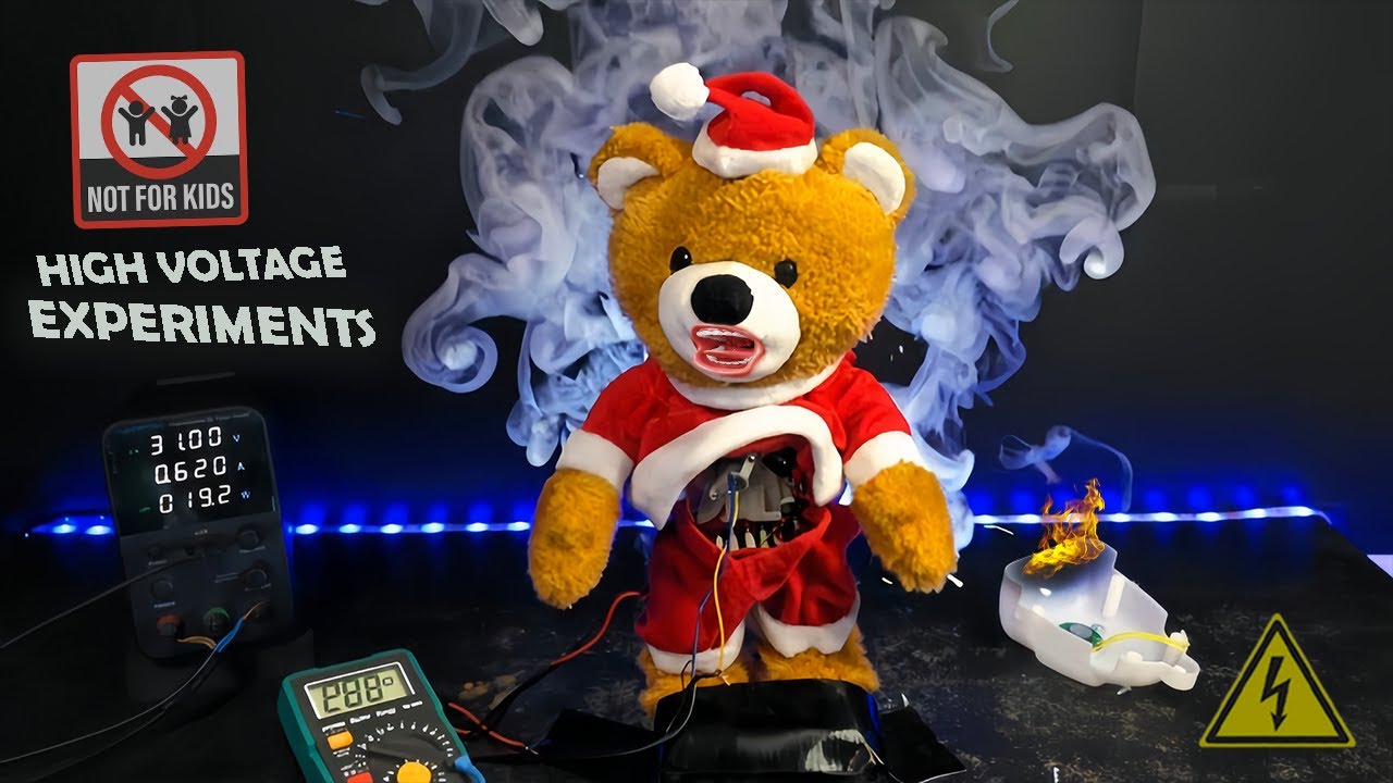 I Applied HIGH VOLTAGE to Electric Toys ⚠️DANGEROUS Experiment⚠️
