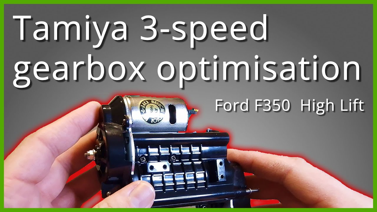 Tamiya F350 High Lift - Gearbox and shift servo | English