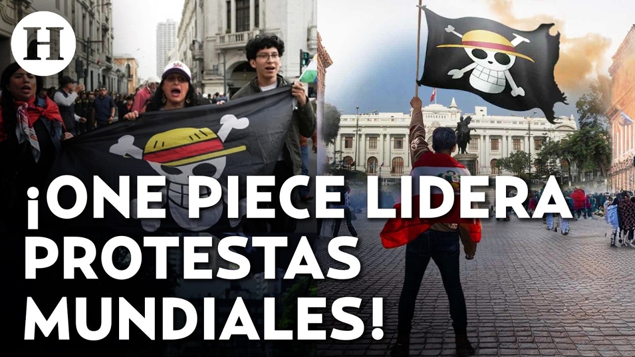 &iquest;Qu&eacute; son las protestas de la generaci&oacute;n Z y por qu&eacute; usan una bandera de One Piece? Esto significa