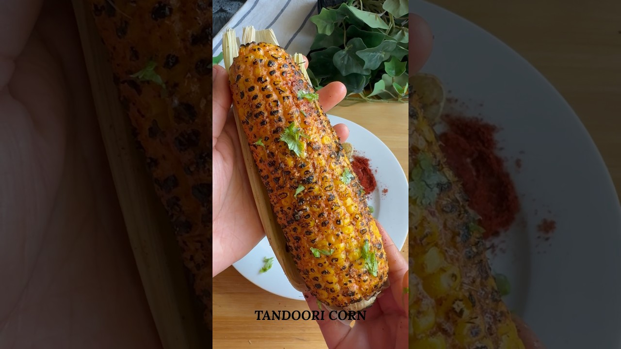Tandoori corn recipe | corn on the cob #food #corn #cornonthecob #cornrecipe