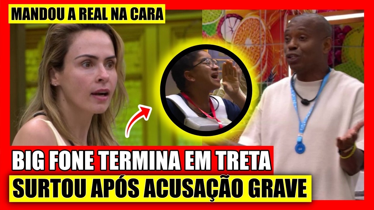 🔥 MANHÃ TERRIVEL! ANA PAULA SURTA E TRETA COM JONAS TERMINA MAL, BIG FONE CAUSOU NO BBB 26 AO VIVO