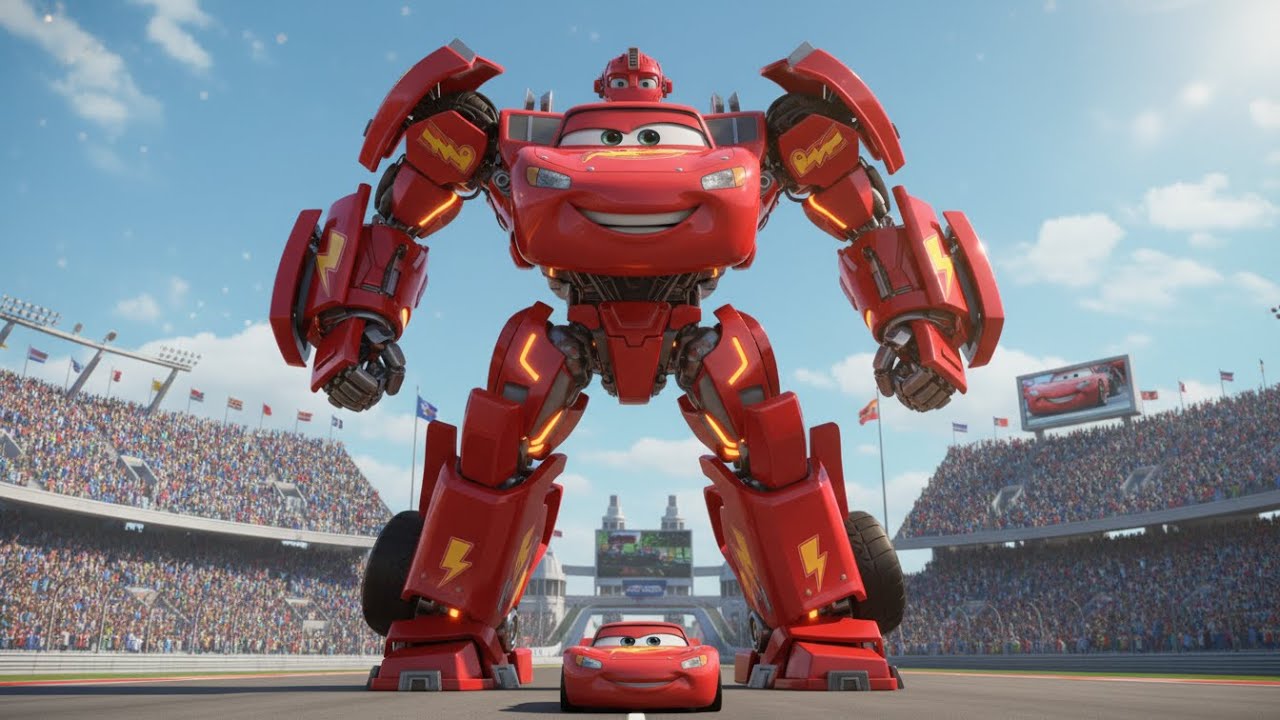 Robot McQueen vs Megatron Warrior — The Ultimate Battle War Begins! 🔥💥