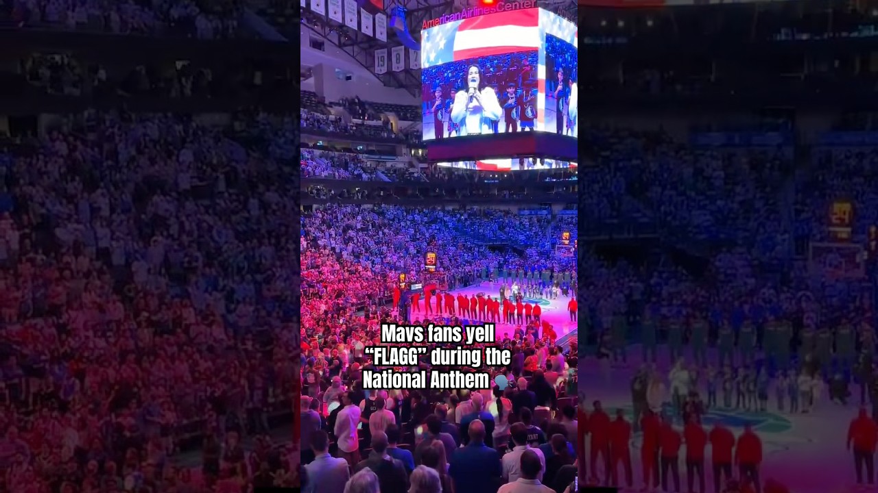 Mavs fans shouting out Flagg during the anthem 🔥