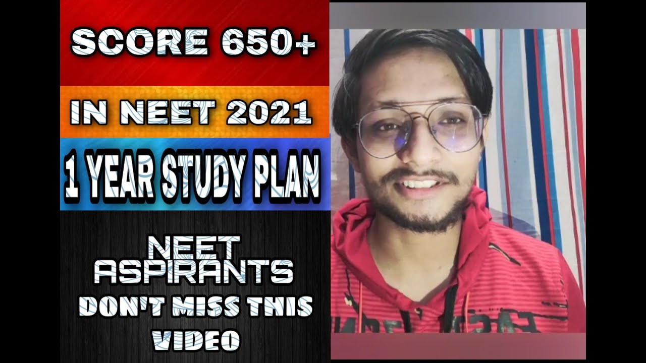 1 Year Study Plan for NEET 2021 | Full Year Complete Strategy | NEET Motivation | #NEET