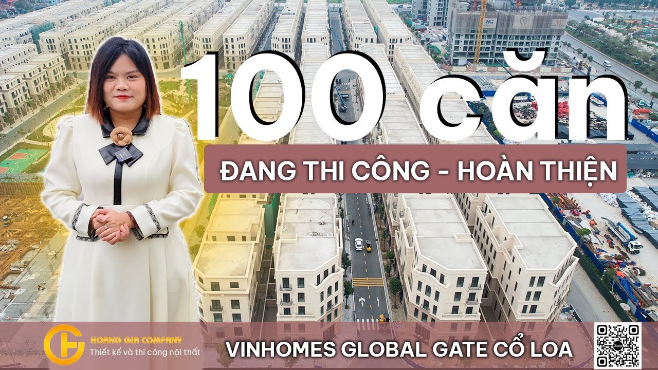 Thực tế số căn thi công hoàn thiện Biệt thự liền kề Vinhomes Cổ Loa
