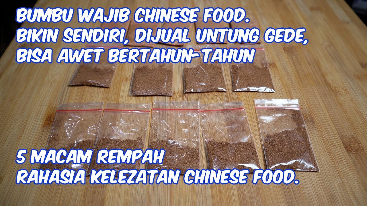 BUMBU WAJIB CHINESE FOOD, RAHASIA KELEZATAN CHINESE FOOD.