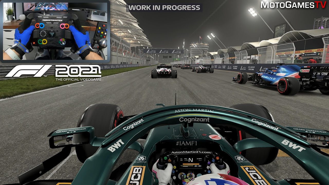 Sebastian Vettel vs Bahrain Grand Prix | F1 2021 Early Access Thrustmaster T300RS Gameplay