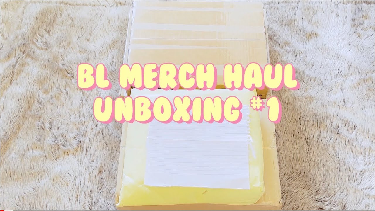 BL Merch Haul Unboxing #1