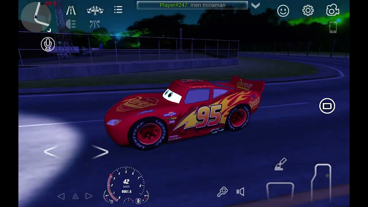 Cars 3 Lightning McQueen in Car Parking Multiplayer CPM Android apk 2026 Mods