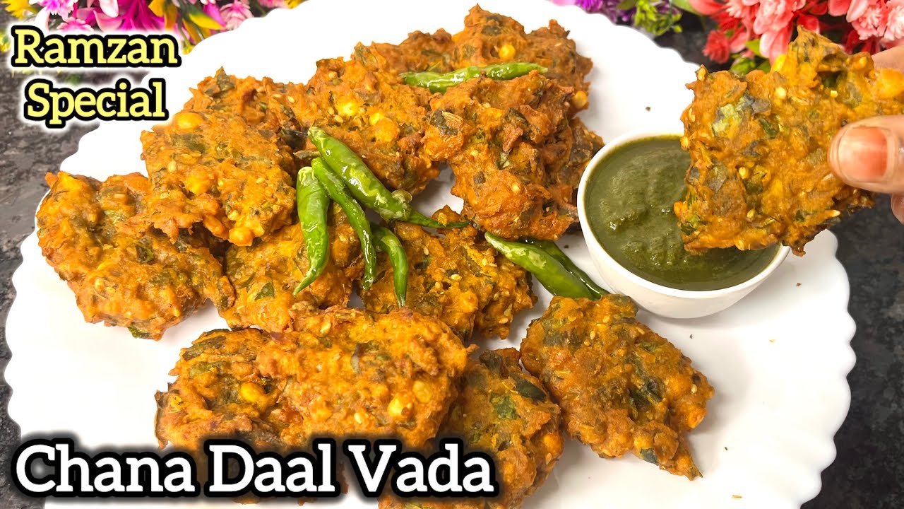Ramzan Iftar ke liye Chatpata Chana Dal Vada Recipe | कुरकुरे, चटपटे व मसाला वड़ा| Ramzan Special 
