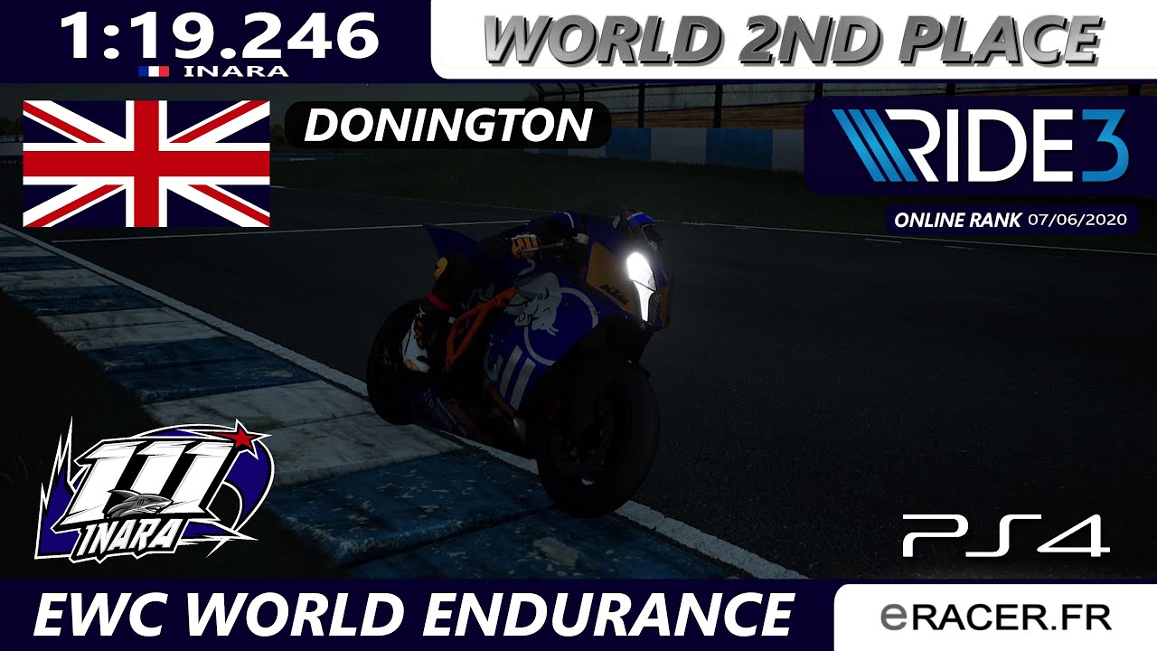 Ride 3 | EWC | Donington - England | KTM Tech3 1:19.246 | World 2nd Place ( hotlap ) PS4 07/06