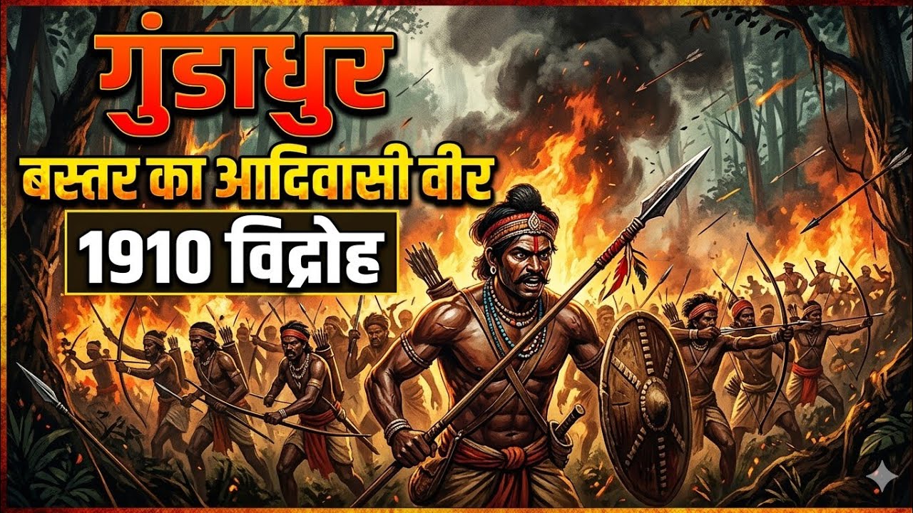 गुंडाधुर (Gundadhur)#history #motivational #facts #bastar #chhattisgarh 