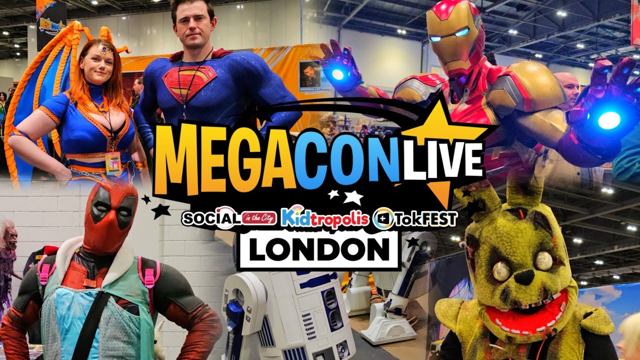 MEGACON LIVE LONDON 2025 | Day 1 - AMAZING Cosplays, Merchandise, Walkthroughs, Funny Moments & MORE