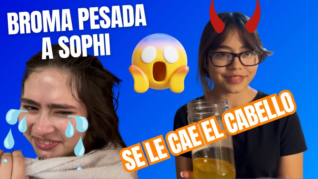 Broma pesada | Se le cae el cabello😱| Mascarilla sale mal 😅