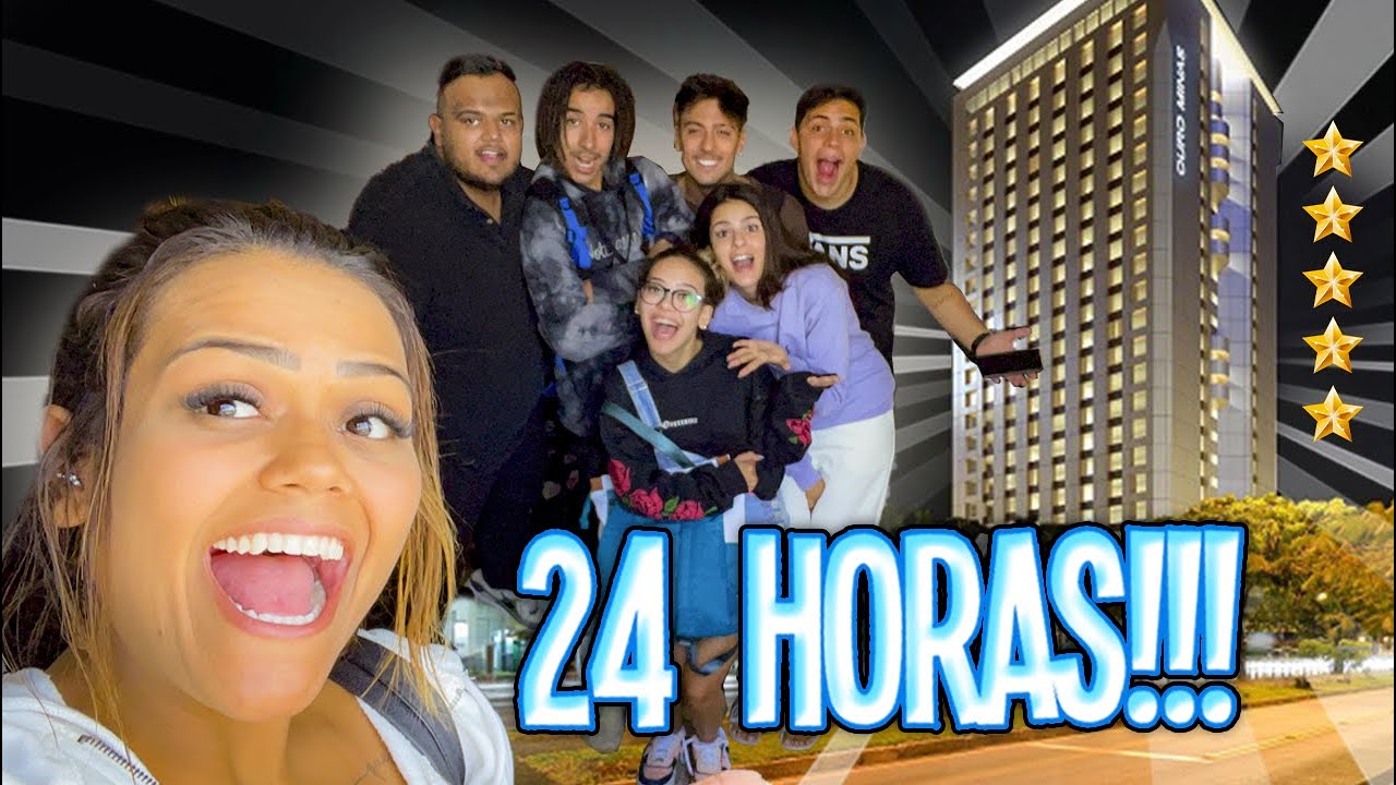 24 HORAS NO HOTEL 5 ESTRELAS!!!!