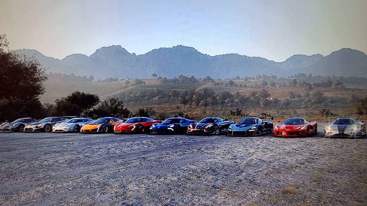 FH5 drag race Laferrari vs ONE:1 Senna Agera RS AMG ONE Speedtail Vs Sabre Agera R TS-RS Zonda 5
