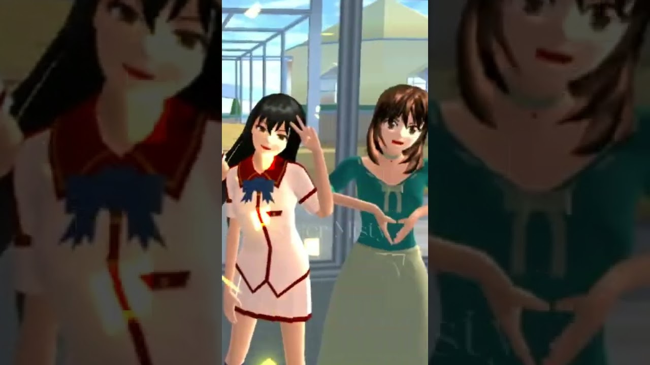 Grown-up Yuta Aida and Mio Aida with their Kindergarten Teachers | Sakura School Simulator Tik Tok