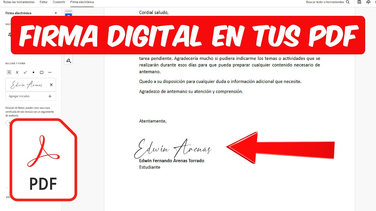 &iexcl;FIRMA DIGITAL en PDF GRATIS en 2 Minutos! 💻📄 | M&eacute;todo F&aacute;cil y R&aacute;pido 2025