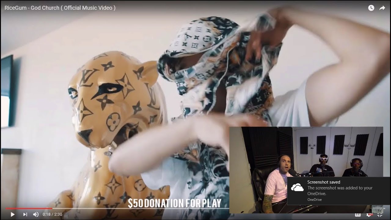 Adam22 SavageRealm Leslaflame Try To React to RiceGum's God Church