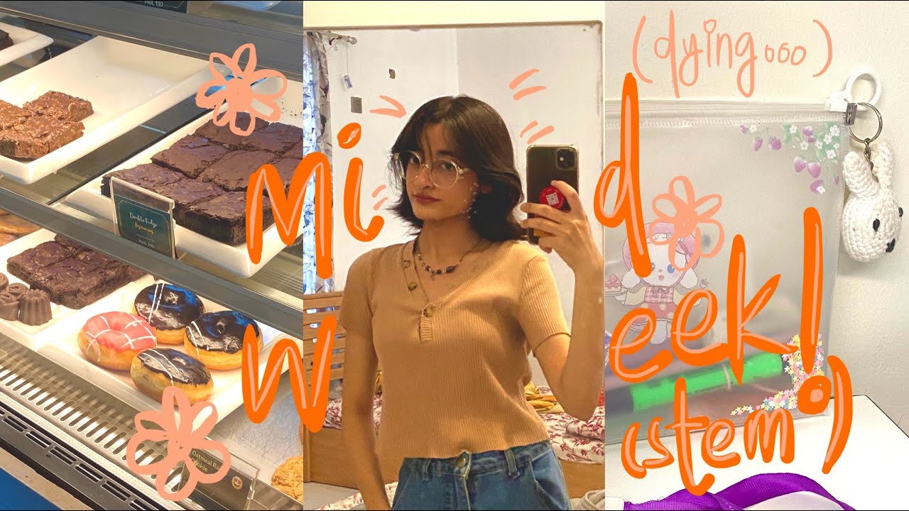 midterm week vlog | lots of yapping, no sleep ft stem edition